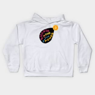 Bitcoin power Kids Hoodie